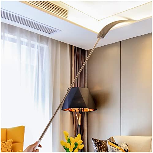 Retractable Gap Dust Cleaner, Microfiber Hand Duster Cleaning Tools, with 2 Washable Dusting Cloths and Long Handle Retractable Duster Brush for Under Fridge & Appliances Duster