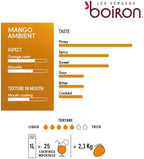 Les Vergers Boiron Mango Fruit Puree Drink Mix, All Natural, No Added Sugar, Non-GMO, No Preservatives, No Added Flavors, Vegan, For Beverages & Cocktails, 1 Liter (33.8 Fl Oz)