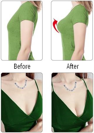 Joteisy Silicone Bra Inserts, Triangle Shape Push Up Pads Waterproof for Swimsuit & Bikini, All-Day Comfort 1 Pair