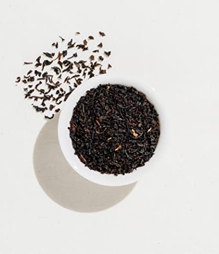 Art of Tea Organic English Breakfast Loose Leaf Black Tea, 4oz Refill Bag, Premium Whole Leaf Breakfast Tea, Smooth & Malty full bodied Black Tea, Strong Morning Tea for Hot Tea & Milk Tea
