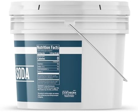 Earthborn Elements Baking Soda (1 Gallon) Sodium Bicarbonate, Cooking, Cleaning & Deodorizing
