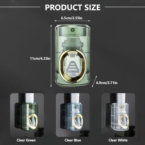 Light Luxury Toothpaste Squeezer,Toothpaste Dispenser,2024 New Toothpastes Squeezers Dispenser,Easy-to-Remove and Clean,Toothpaste Squeezer (Clear)