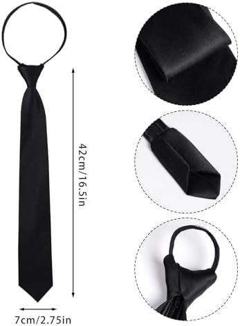 4 Piece Agent Costume Secret Security Service Costume Accessories Earpiece Sunglasses Zipper Ties ID Card for Halloween