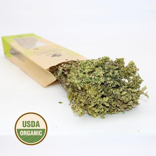 FILIPPONE Handpicked Organic Oregano Sprigs from Sicily – Premium Italian Dried Whole Oregano Stems, 25g (0.88 oz), Intense Aroma & Flavor
