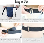 Catheter Bag Holder with Belt, Urine Drainage Bag Holder with Adjustable Strap Waterproof Material (1500ML)