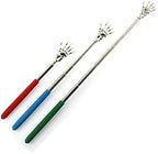 4 Pieces Skull Palm Telescopic Back Scratcher Hand Massager backslap with Rubber Handles(Random Color) (4 Pcs)