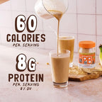 PBfit 8 Ounce Classic Peanut Butter Powder, Powdered Peanut Butter Spread From Real Roasted Peanuts, 8g of Protein 8% DV, Gluten-Free, 60 calories, 87% less fat (Pack of 1)