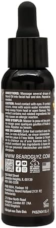 Beard Guyz Beard Oil – Lightweight Beard Moisturizer & Conditioner – Softens Facial Hair, Hydrates Skin Under Beard, Reduces Itch & Frizz – Men’s Grooming Oil, 2 oz