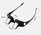 New Upgraded Lazy Spectacles Horizontal Glasses High Definition Glasses Prism Periscope Lie Down Eyeglasses for Reading and Watch TV in Bed
