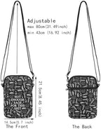 JXGZSO Funny Sage Bag Witchy Gift Not Enough Sage For This Sh*t Crossbody Bag Sage Lover Gift