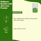 minature 100% Aloe Vera Powder (Aloe Barbadenis) 227g (8 oz)| Pure Aloe Vera Leaf Powder