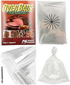 15Count Cooking Roasting Bags Suitable Size (12 x 15 Inch) Oven for Chicken Meat Fish and Vegetable