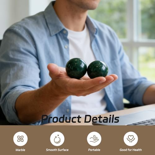 Traditional Chinese Baoding Balls, Marble Health Exercise Stress Relief Balls