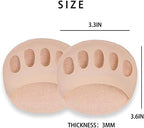 SooGree Ball of Foot Cushions (5 Pairs) - Metatarsal Pads for Women & Men, Soft Forefoot Pads for Ball of Feet, Reusable, Breathable, Prevent Pain & Discomfort