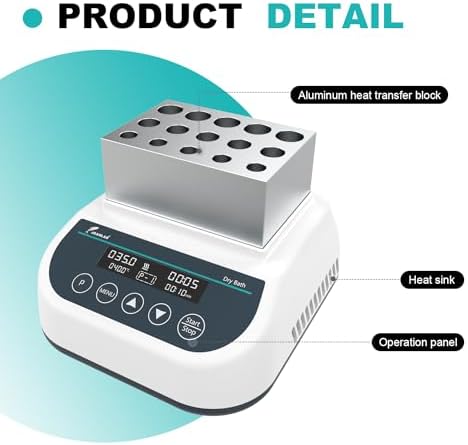 JOANLAB Digital Gel Heating Machine for PRP PPP Plasma Gel Maker Heater with Timer 2.5ml/5ml/10ml Capacity