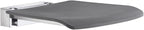Smedbo FK414 Folding Wall Mounted Shower Seat, Grey