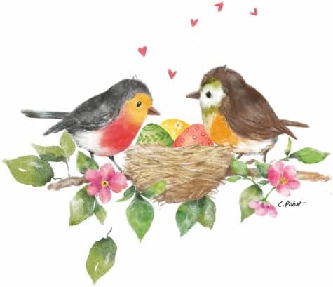 Paperproducts Design Beverage Napkins (Bird´s Nest)
