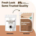 Organic Instant Mushroom Coffee, 14 oz | Medium Roast Arabica | 10-Mushroom Blend with Lion’s Mane, Reishi, Chaga, & More | Certified Organic | Gluten, Dairy, Soy & Tree Nut Free