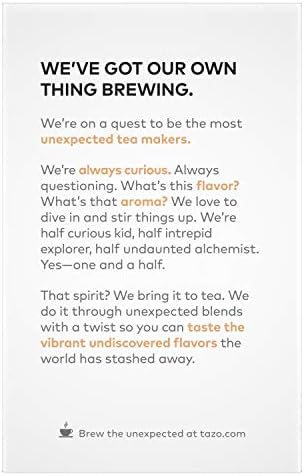 TAZO Passion Herbal Tea Bags, Iced or Hot, Caffeine-Free, 120 Total Tea Bags (20ct - Pack of 6)