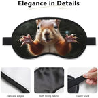 Eye Mask for Sleeping Breathable Light Blocking Sleep Mask Squirrel Funny Animal Night Blindfold Soft Comfortable Night Eye Sleep Shade Cover for Men Women Eye Cover for Home Nap
