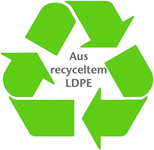 inapa Secolan Bin Liners, 35 litres, Extra Tear-Resistant, Waterproof, 100% Recyclable, 1 Roll / 20 Pieces