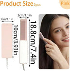 2Pcs Folding Hair Brush with Mirror, Portable Travel Hair Comb Pocket Size, Anti-static Mini Hairbrush, Small Hair Styling Tools for Women Men Home Trave Use