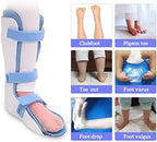 Kids AFO Drop Foot Brace Baby Ankle Foot Orthosis Night Splint for Children Toddler Pediatric Strephenopodia Support Strephexopodia Splint Walking with Shoes or Sleeping (Medium-Left)
