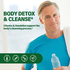 Cilantro Drops for Body Detox & Cleanse, Cilantro Tincture Natural Supplement Support Immune with Garlic Dandelion Spirulina Selenium Burdock Blend. 2oz