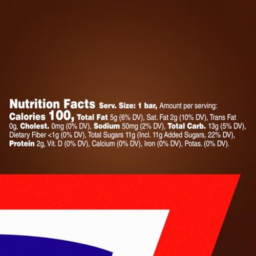 SNICKERS Milk Chocolate Snack Bar, 0.76 Oz, 24 Count