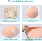 Fake Pregnancy Belly, Fake Pregnant Belly Memory Foam Artificial Baby Bump Costume for Tv Props Big Santa Belly Party