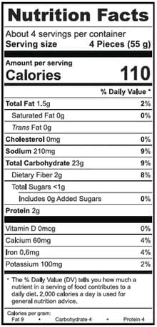 O'Doughs Gluten Free and Vegan Naan Style O'Dippers Flatbreads, GARLIC AND CHIVE, 7.4oz (Pack of 2)
