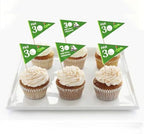 Rsstarxi 40 Pack Golf Toothpick Flags Cupcake Toppers Lets Partee Golf 30th Birthday Decorations for Man and Women 30 Birthday Golf Party Cake Decorations Favor