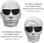 proSPORT Bifocal Safety Sunglass Reader Men Women Rimless Wrap Around Sport Cycling Golf Fishing