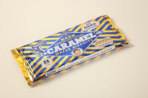 Tunnock's Dark Chocolate Caramel Wafers 8 Pack of 30g