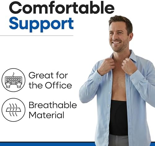 Abdominal Binder Post Surgery Tummy Tuck | Postpartum Belly Band Wrap | Post C Section Belly Binder | Stomach Compression Hernia Belt For Men or Women After Pregnancy Hysterectomy (XXL)