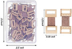 50 Pieces Elastic Bandage Wrap Clips Stretch Metal Clips Replaceable with Plastic Storage Box for Various Types Bandages