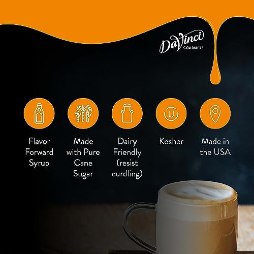 DaVinci Gourmet Classic Toasted Hazelnut Syrup, 25.4 Fluid Ounces (Pack of 1)