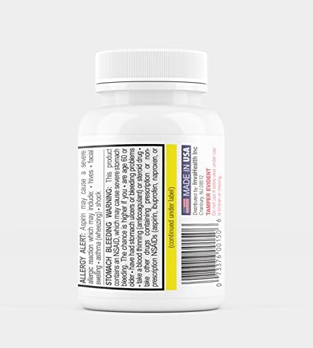 MedPlus Low Dose Aspirin 81 mg - 500 Tablets | Enteric Coated | Pain Reliever for Minor Aches and Pains, Fever Reducer - Made in USA