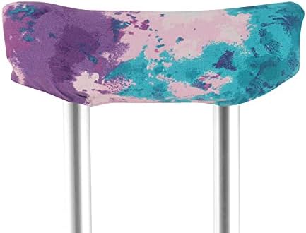 Crutch Pad Crutch Underarm Pads Crutch Hand Grip Covers Crutch Cover Washable (1 Pair) OneSize Multi-Color (Color CP09)