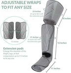Leg Massager for Circulation - Foot and Calf Massager, Air Compression Leg Wraps Massage Boots Machine for Home Use Leg Massage - scd Machine for Calf, Thigh and Foot Massager, FSA or HSA Eligible