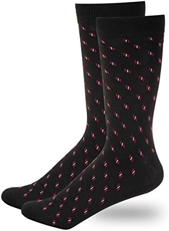 3KB Men's Dress Socks (10 Pairs Per Pack) - Variety of Patterns and Sizes