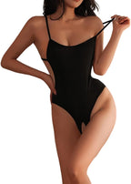 Women's Sexy Micro Bikini Halter Thong One-Piece Teddy Leotard Lolita Anime Cosplay Lingerie Babydoll Bodysuit