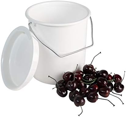 Westmark Milk and Storage Bucket, Polyethylene White