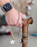 Asterom Cane Strap for Women, Walking Cane Accessories - Fashionable Cane Wrist Strap