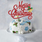 Merry Christmas Cake Topper Christmas Theme Baby Shower Happy New Year Party Cake Decor