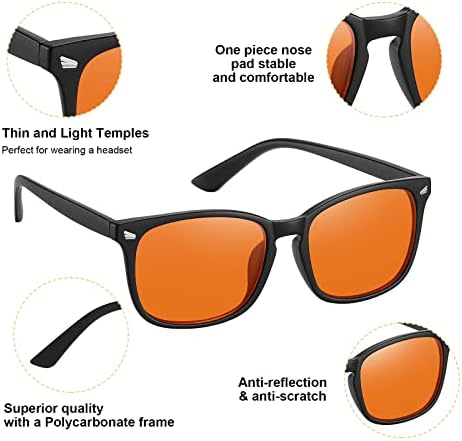 Okany Blue Light Blocking Glasses Gaming Computer Glasses Powerful Professional Screen Filter