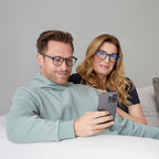 OPULIZE BLU Blue Light Blocking Reading Glasses for Women Men, Cool Round Frame with Anti-Glare Computer and Gaming Eyewear, UV and Eyestrain Protection, Pink Purple Green +2.50 (Pack of 3)