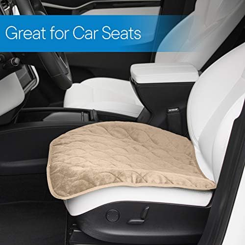 RMS Incontinence Chair Pad - Washable & Reusable Seat Protector & Bed Pad (Tan)