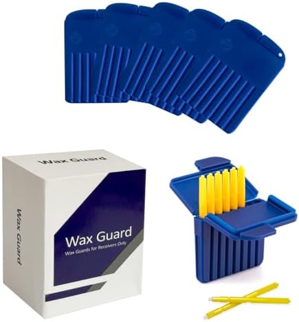 (40 Pcs) Starkey Hear Clear Hearing Aid Wax Guards Filters, Starkey Wax Guards for Hearing Aids Filters Accessories, Hearing Aid Supplies Cleaning Kit, Ear Replacement Parts Cleaning Tool（5 Packs）