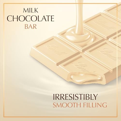 Lindt LINDOR White Chocolate Truffle Bar, Easter Chocolate Candy Bar with Smooth Center, 3.5 oz. (12 Pack)